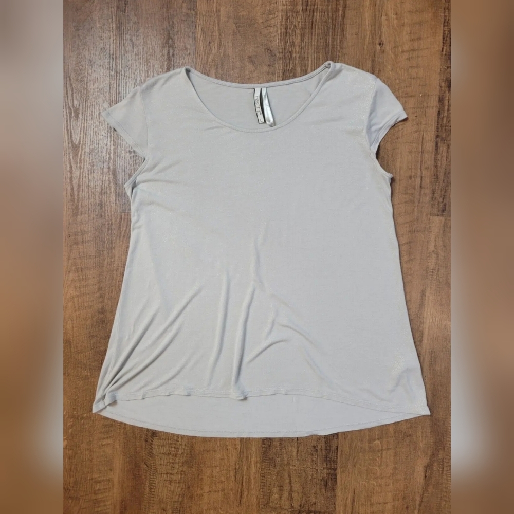 FREE W BUNDLE Kische glitter high low t-shirt